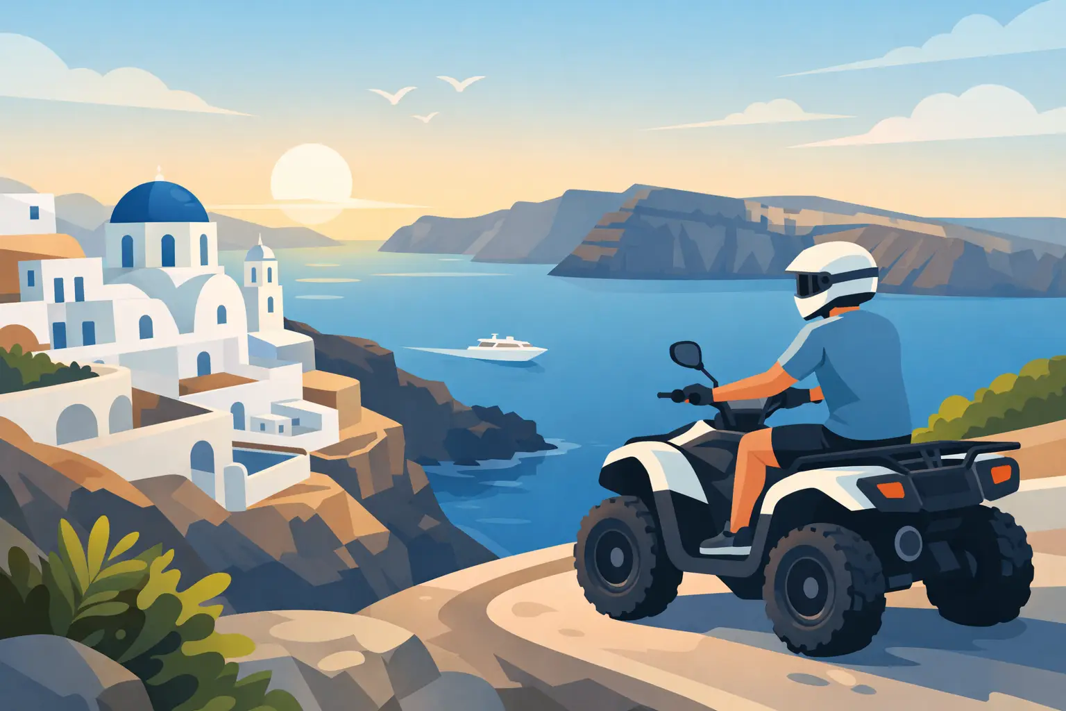 Do You Need a License for Quad Santorini?