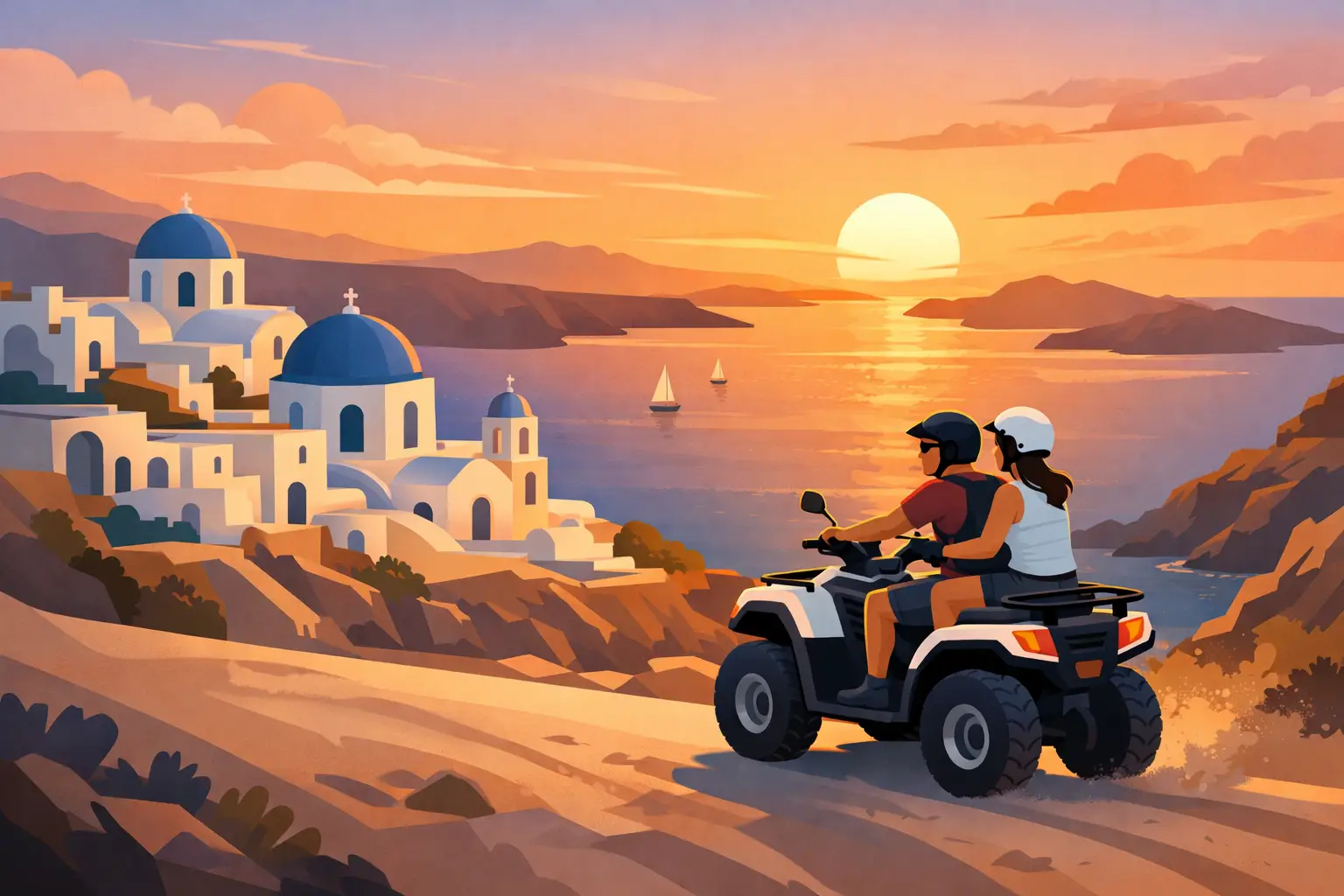 Sunset Quad Tour Santorini: Is It Worth It?
