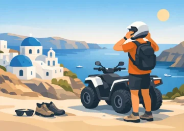 What to Wear on ATV Tour Santorini